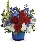 Red, White & Blooms Bouquet - Standard